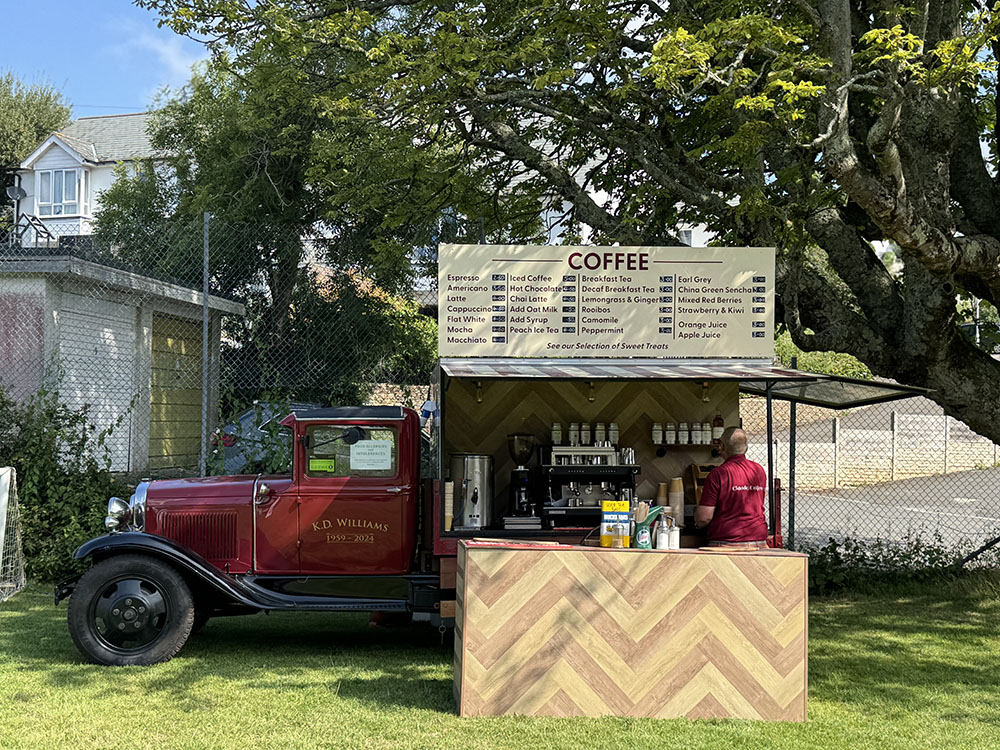 Classic Coffee Company Ford AA truck restored and serving coffee